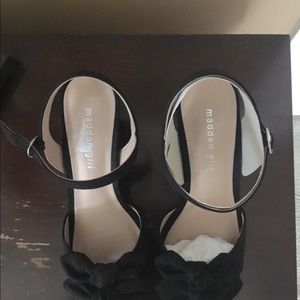 Black Suede Madden Girl 3’ Heels